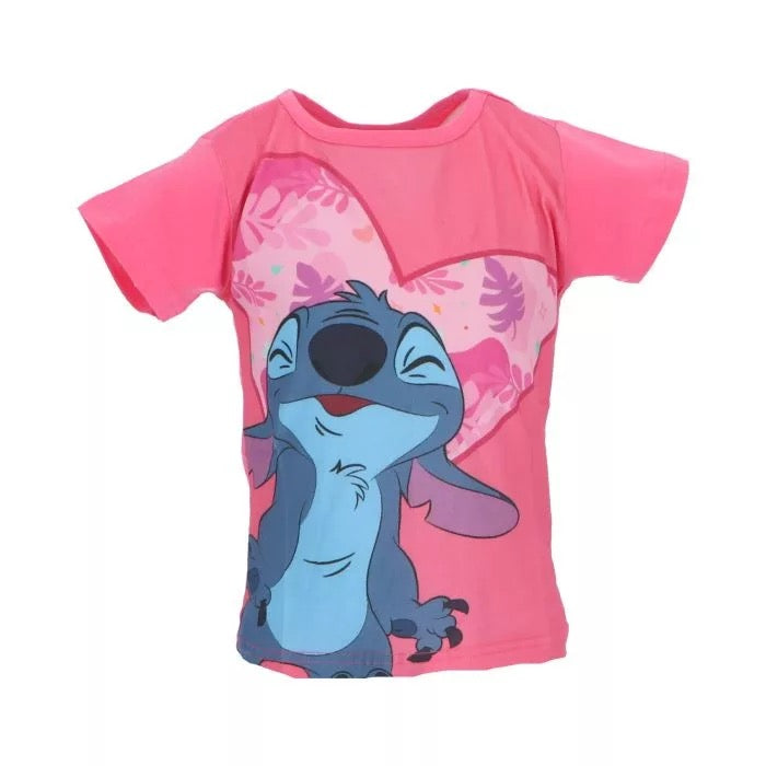 T-Shirt - Disney Lilo und Stitch Pink