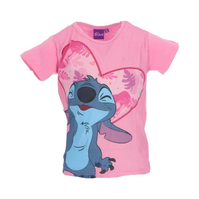 T-Shirt - Disney Lilo und Stitch Pink