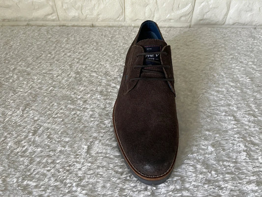 Suede heren schoen Stone V detail - Rechts 42