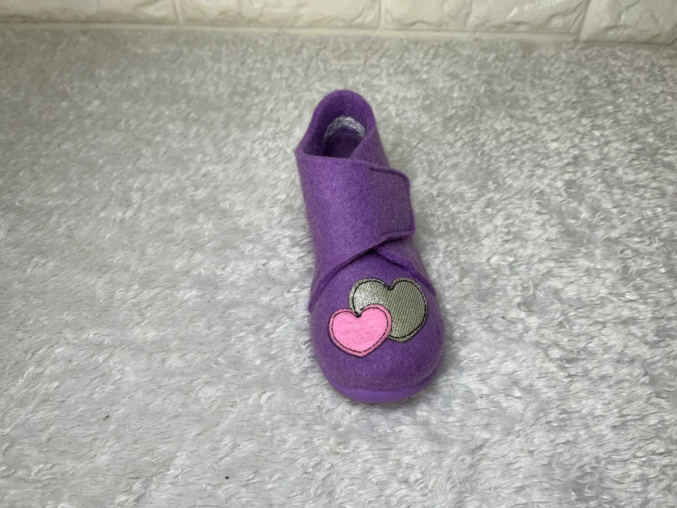 Mädchen Slipper Filz - Links 23