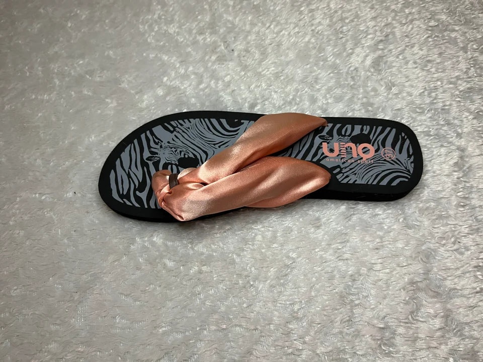Slipper mit Stoff - Rechts 37