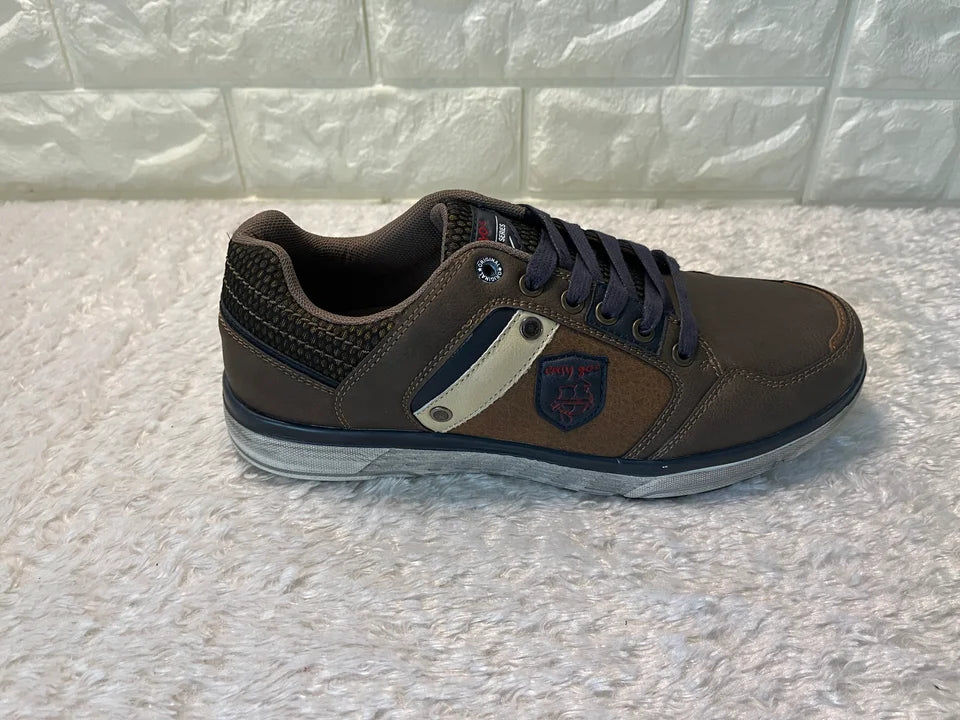Easy Go Sneaker - Right 41 Lederoptik Braun