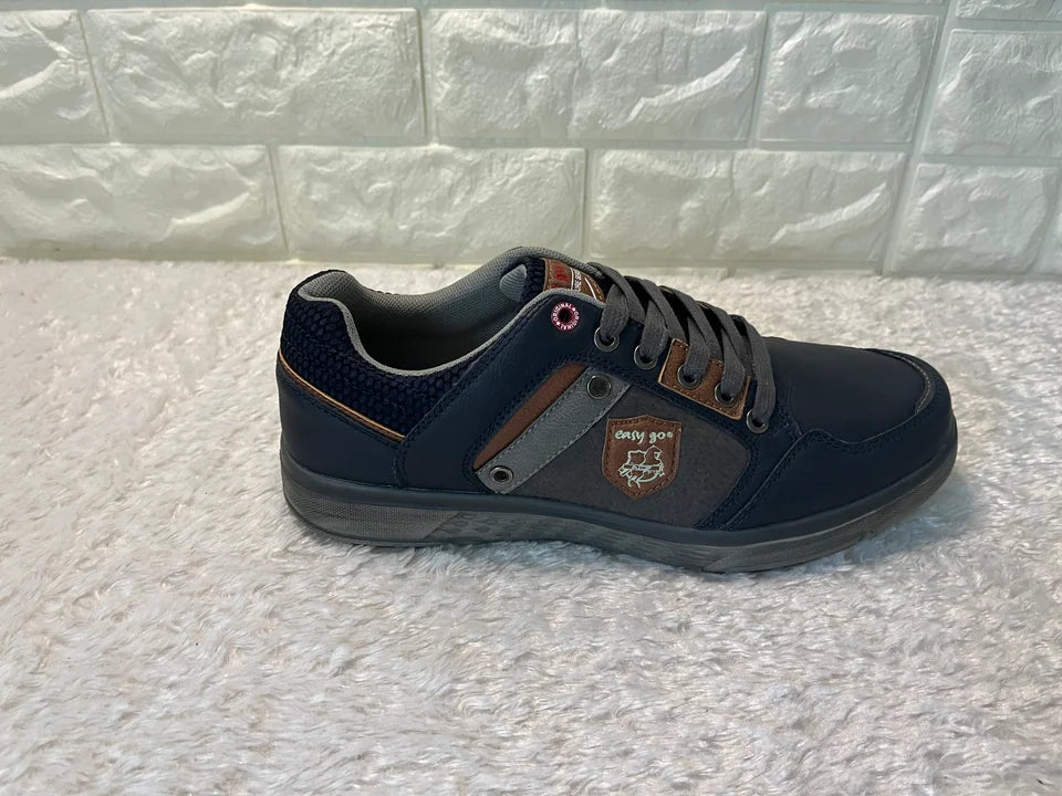 Easy Go Sneaker - Right 41 Lederoptik Blau
