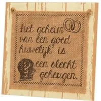 Holzschild mit lustigem Text