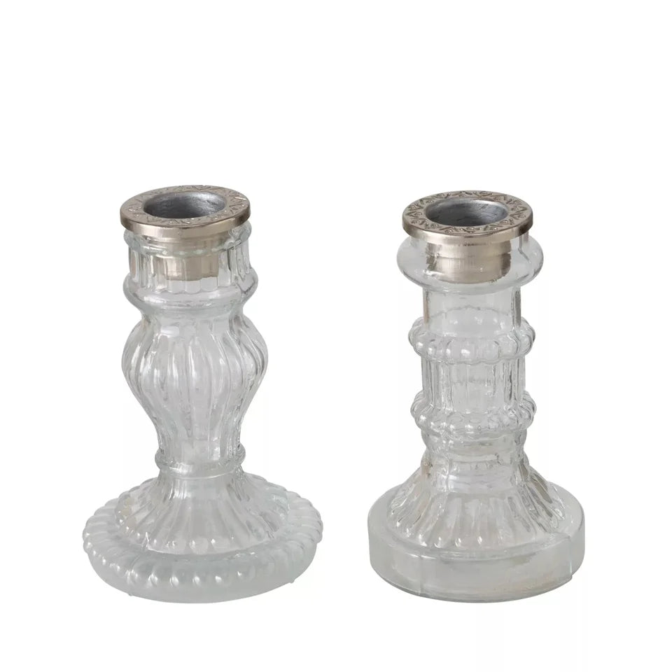 Kerzenhalter aus Glas