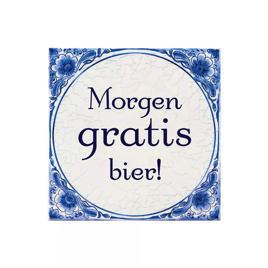 Delft Blue Tile - Funny Texts