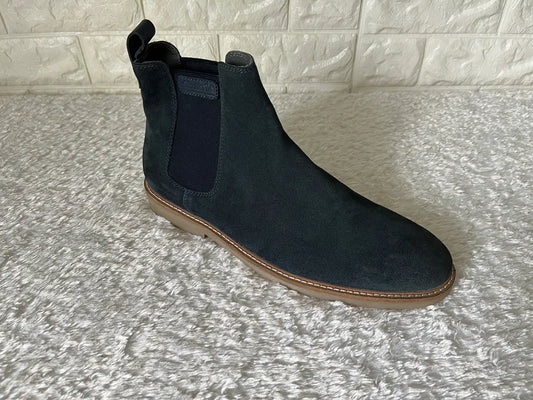 Herrenschuh Stone V blau helle Sohle - Rechts 42