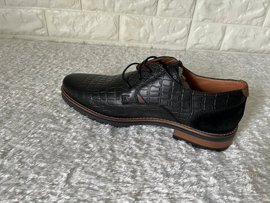 Herrenschuh Stone V Krokodil - Rechts 42