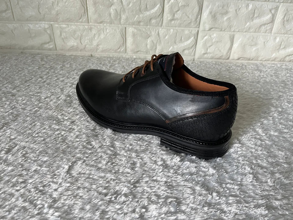 Hübscher Herrenschuh Stone V braun mit Schnürung - Links 42