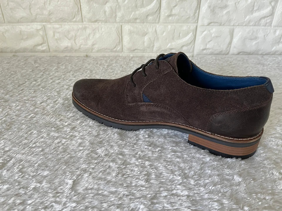 Wildleder Herrenschuh Stone V Detail - Rechts 42