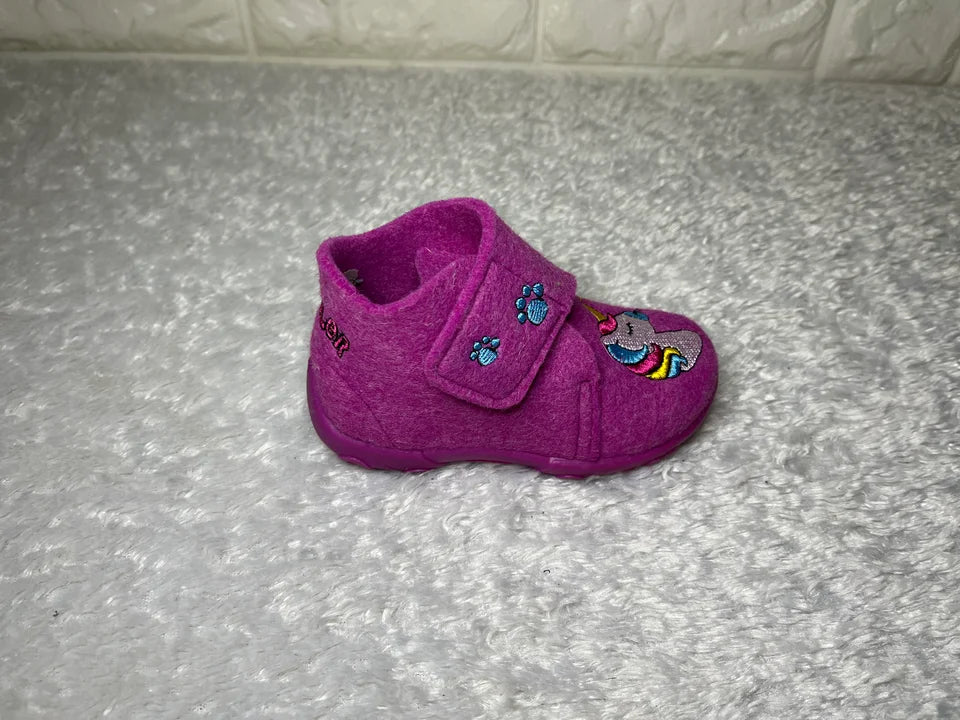 Mädchen Slipper Filz - Rechts 21