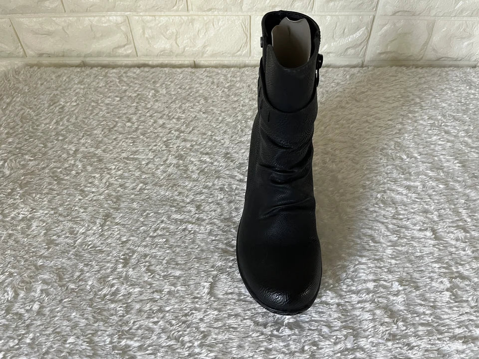 Sylvine schwarzer Stiefel - Rechts 37