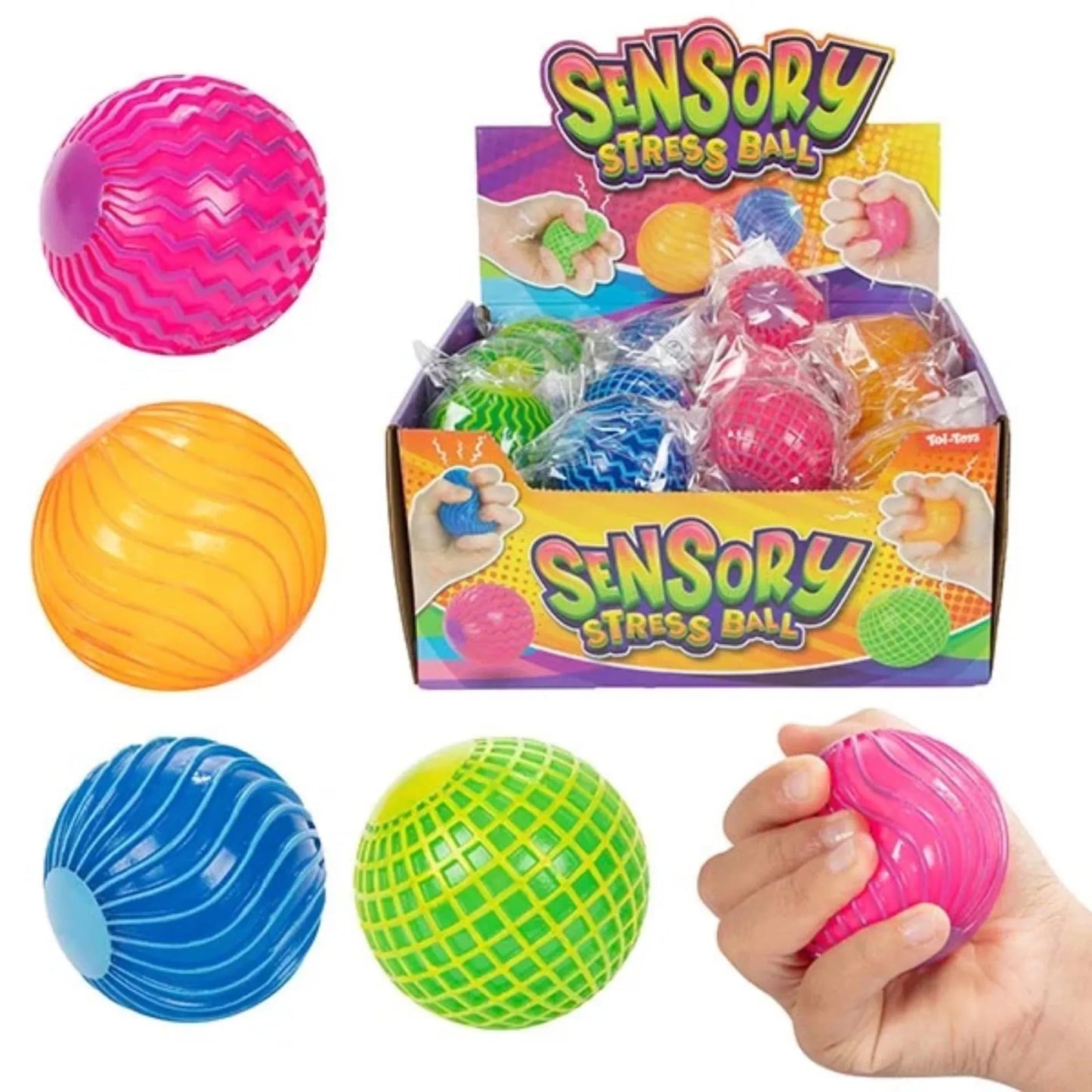 Sensorische ribbel bal -Toi Toys