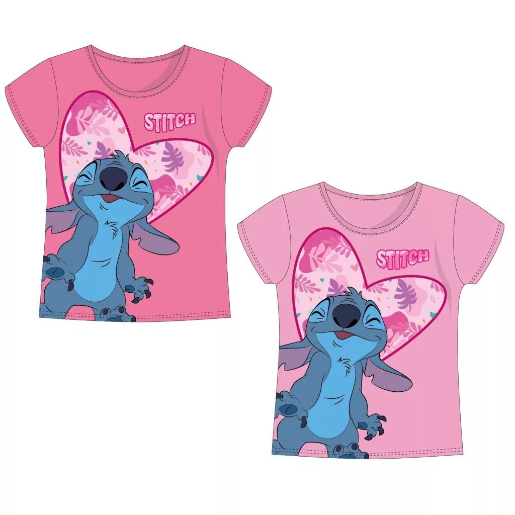 T-Shirt - Disney Lilo und Stitch Pink