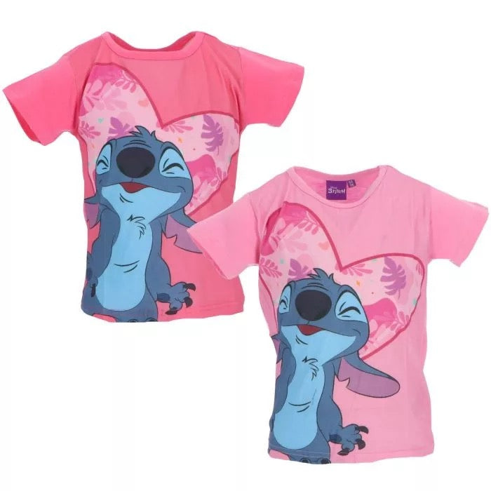 T-Shirt - Disney Lilo und Stitch Pink