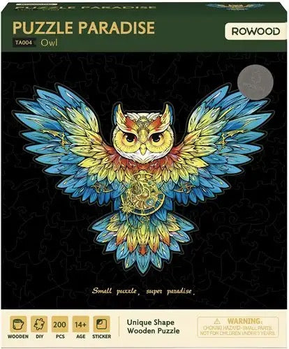Unieke puzzel - Robotime Rowood