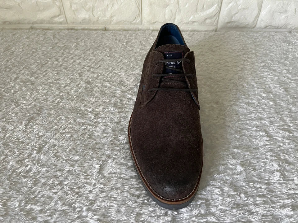 Wildleder Herrenschuh Stone V Detail - Rechts 42