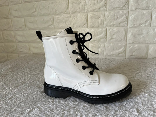 Sylvine weiße Mädchenstiefel - Rechts 37