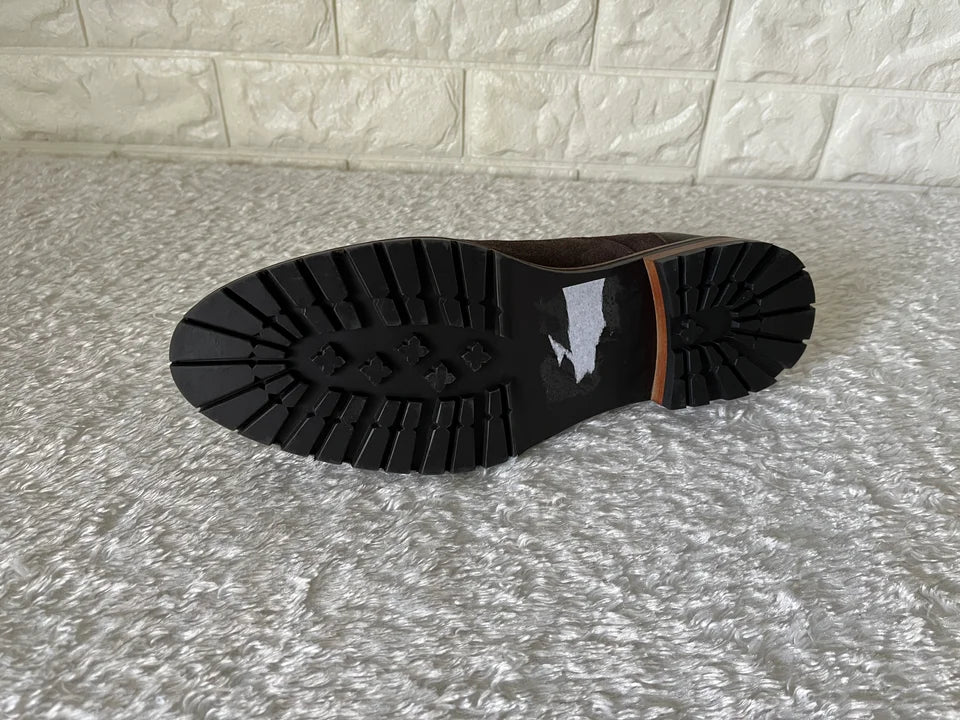 Wildleder Herrenschuh Stone V Detail - Rechts 42