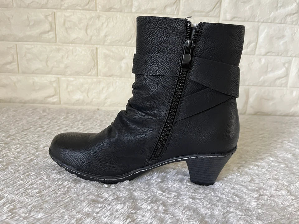 Sylvine schwarzer Stiefel - Rechts 37