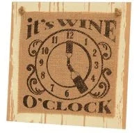 Holzschild mit lustigem Text