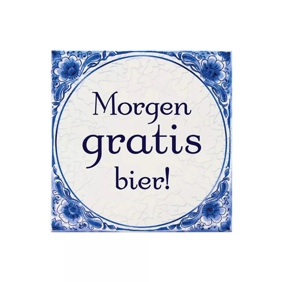 Delfter Blaue Fliese - Lustige Texte