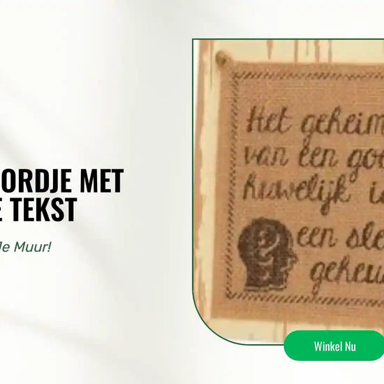 Houten bordje met grappige tekst by@Outfy