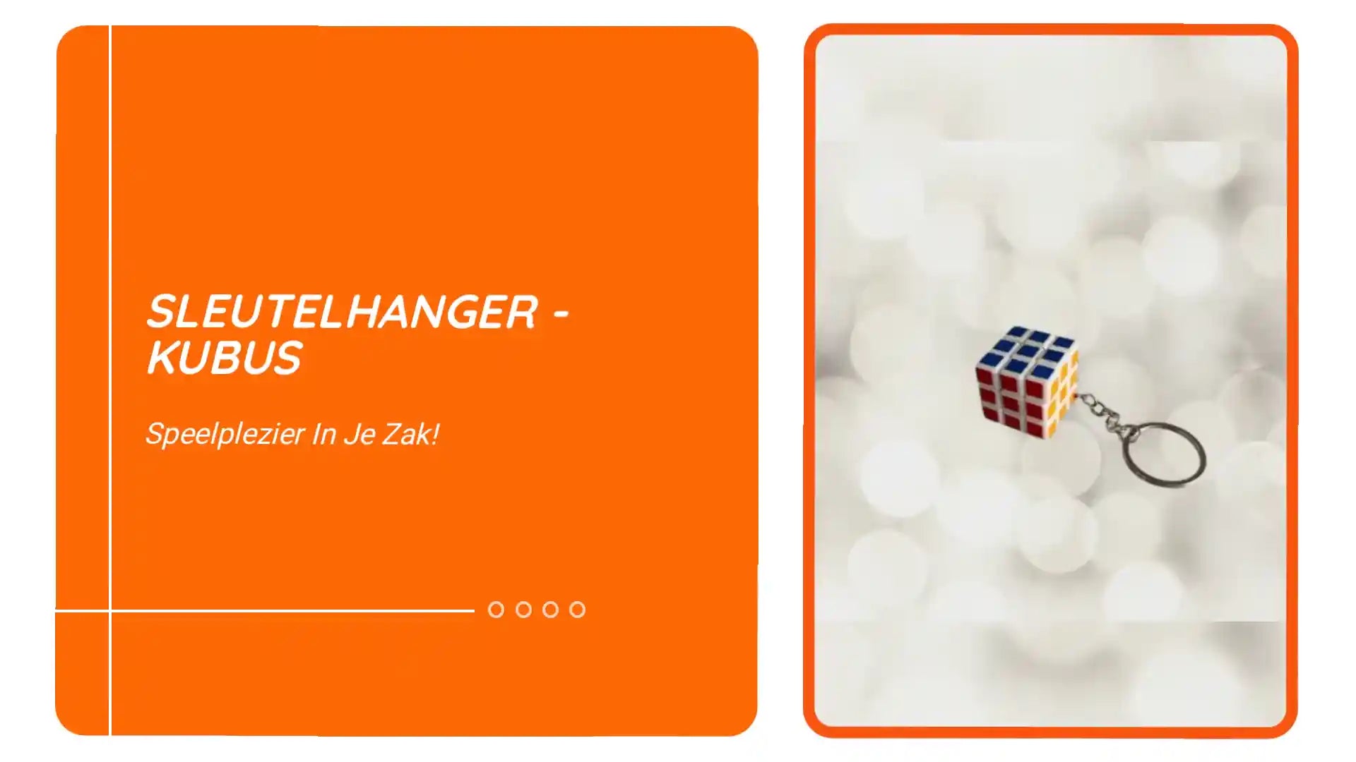 Video laden: Sleutelhanger - Kubus by@Outfy
